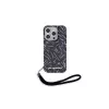 Karl Lagerfeld Zebra With Cord Achterkant hoesje voor Apple iPhone 15 Pro Max 6,7 Paars