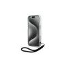 Karl Lagerfeld Zebra With Cord Achterkant hoesje voor Apple iPhone 15 Pro Max 6,7 Paars