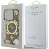 Guess GUHMP16XH4PYEEW iPhone 16 Pro Max 6,9 inch hardcase IML Peony On 4G Background MagSafe bruin
