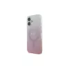 Guess IML Glitter Gradient MagSafe Case voor iPhone 16 (roze)
