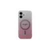 Guess IML Glitter Gradient MagSafe Case voor iPhone 16 (roze)