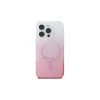 Guess IML Glitter Gradient MagSafe Case voor iPhone 16 Pro (roze)