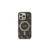Guess GUHMP16LH4DTEW iPhone 16 Pro 6.3 Hardcase IML 4G-achtergrond MagSafe bruin