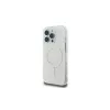 Guess GUHMP16LH4DTEH iPhone 16 Pro 6,3 inch witte hardcase IML 4G Background MagSafe
