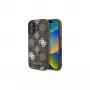 Guess Peony op 4G-achtergrond MagSafe Case voor iPhone 16 (bruin)