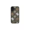 Guess Peony op 4G-achtergrond MagSafe Case voor iPhone 16 (bruin)
