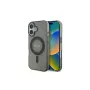 Guess IML Rhinestones MagSafe Case voor iPhone 16 Plus (zwart)