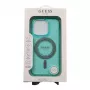 Guess GUHMP16LPFTDTEN iPhone 16 Pro 6,3 inch hardcase IML Rhinestones MagSafe groen