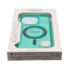 Guess GUHMP16LPFTDTEN iPhone 16 Pro 6,3 inch hardcase IML Rhinestones MagSafe groen