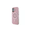 Guess IML Rhinestones MagSafe Case voor iPhone 16 (roze)