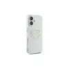 Guess GUHCP16MHCHGSPT Hardcase voor Apple iPhone 16 Plus, transparant, IML Heart-patroon