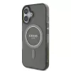 Guess GUHMP16MHFGEREK iPhone 16 Plus 6.7 zwart Hardcase IML Glitter Circle MagSafe