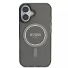 Guess GUHMP16MHFGEREK iPhone 16 Plus 6.7 zwart Hardcase IML Glitter Circle MagSafe