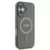 Guess GUHMP16MHFGEREK iPhone 16 Plus 6.7 zwart Hardcase IML Glitter Circle MagSafe