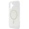 Guess GUHMP16SHFGERET iPhone 16 transparant Hardcase IML Glitter Circle MagSafe