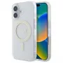 Guess GUHMP16MHFGERET iPhone 16 Plus 6,7 inch transparante hardcase IML Glitter Circle MagSafe