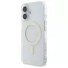 Guess GUHMP16MHFGERET iPhone 16 Plus 6,7 inch transparante hardcase IML Glitter Circle MagSafe