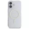 Guess GUHMP16MHFGERET iPhone 16 Plus 6,7 inch transparante hardcase IML Glitter Circle MagSafe