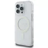Guess Glitter Circle MagSafe hardcase voor Apple iPhone 16 Pro Max (6,9 inch) - transparant