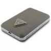 GUESS Grained Triangle draadloze powerbank 5000mAh 15W USB-C MagSafe bruin