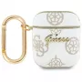 Guess GUA2PG4GPH AirPods 1/2 hoesje wit 4G haak