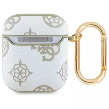 Guess GUA2PG4GPH AirPods 1/2 hoesje wit 4G haak