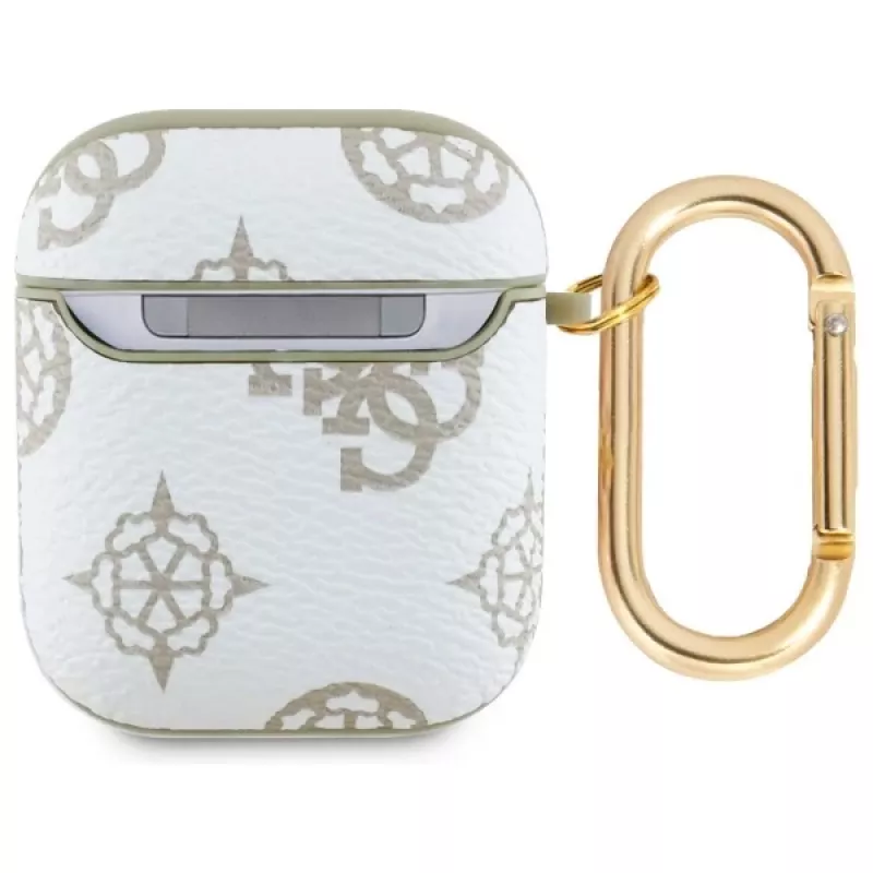 Guess GUA2PG4GPH AirPods 1/2 hoesje wit 4G haak