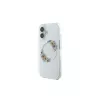 Guess GUHMP16MHFWFCT iPhone 16 Plus 6,7 inch transparante hardcase IML Flowers Wreath MagSafe