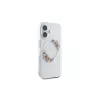 Guess GUHMP16MHFWFCT iPhone 16 Plus 6,7 inch transparante hardcase IML Flowers Wreath MagSafe