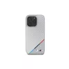 BMW M Carbon Tricolor Line hardcase voor iPhone 16 Pro 6,3 inch grijs MagSafe
