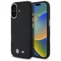BMW BMHCP16S23PMWK iPhone 16 6,1 inch zwarte hardcase M Smooth Full Wrapped Metal