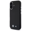 BMW BMHCP16S23PMWK iPhone 16 6,1 inch zwarte hardcase M Smooth Full Wrapped Metal