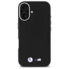 BMW BMHCP16S23PMWK iPhone 16 6,1 inch zwarte hardcase M Smooth Full Wrapped Metal