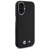 BMW BMHCP16S23PMWK iPhone 16 6,1 inch zwarte hardcase M Smooth Full Wrapped Metal