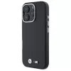 BMW M Smooth Full Wrapped Metal hardcase voor Apple iPhone 16 Pro - zwart