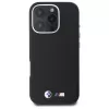 BMW M Smooth Full Wrapped Metal hardcase voor Apple iPhone 16 Pro - zwart