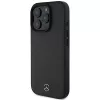 Mercedes-Benz MEHMP16X23RBARK iPhone 16 Pro Max 6,9 inch zwarte hardcase gestructureerd en glad leer MagSafe