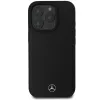 Mercedes-Benz MEHMP16X23RBARK iPhone 16 Pro Max 6,9 inch zwarte hardcase gestructureerd en glad leer MagSafe