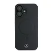 Mercedes-Benz MEHMP16M23RCMK iPhone 16 Plus 6,7 inch zwarte hardcase glad leer MagSafe