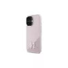 Karl Lagerfeld Shadow Metal Initial MagSafe hard case voor Apple iPhone 16 6,1 inch - roze