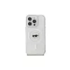 Karl Lagerfeld KLHMP16LHLSKIH hardcase IML Metal Karl Head MagSafe voor Apple iPhone 16 Pro, wit
