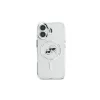 Karl Lagerfeld KLHMP16MHLSKCH iPhone 16 Plus 6.7 hardcase IML Metal Karl & Choupette Head MagSafe wit