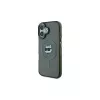 Karl Lagerfeld KLHMP16MHLSCHK iPhone Plus 6,7 zwart hardcase IML Metal Choupette Head MagSafe