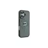 Karl Lagerfeld KLHMP16MHLSCHK iPhone Plus 6,7 zwart hardcase IML Metal Choupette Head MagSafe