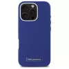 Karl Lagerfeld KLHMP16XPGMSRPB iPhone 16 Pro Max 6.9 blauwe hardcase FW metalen plaat MagSafe