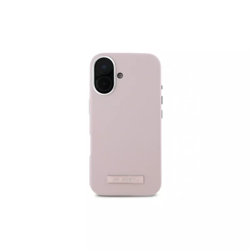 Karl Lagerfeld KLHMP16SPGMSRPP iPhone 16 6,1 hardcase FW metalen plaat MagSafe roze