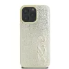 Karl Lagerfeld Metal Signature hardcase voor iPhone 16 Pro 6,3 inch goud