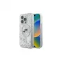 Karl Lagerfeld Liquid Glitter Karl & Choupette Head MagSafe case voor Apple iPhone 16 Pro