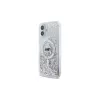 Karl Lagerfeld Liquid Glitter Karl Head MagSafe hardcase voor Apple iPhone 16 6,1 inch - transparant