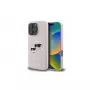 Karl Lagerfeld KLHMP16LSKCHPPLP iPhone 16 Pro 6,3 inch roze hardcase siliconen Double Heads print MagSafe